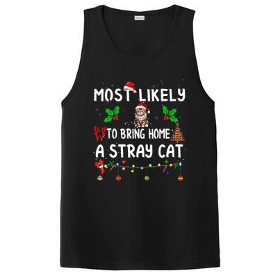 Most Likely To Bring Home Stray Cat Family Matching  PosiCharge Competitor Tank