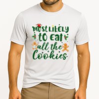 Most Likely To Eat All The Cookies Funny Christmas Performance Shirt