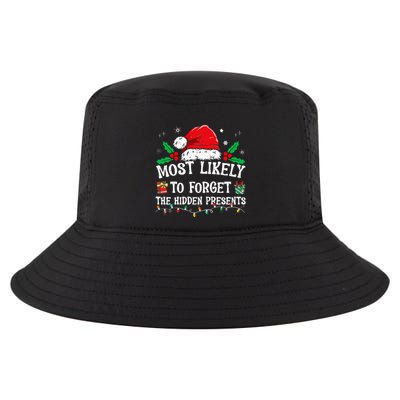 Most Likely To Forget The Hidden Presents Family Christmas  Cool Comfort Performance Bucket Hat