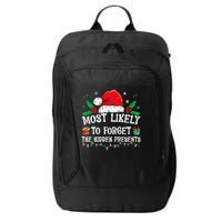 Most Likely To Forget The Hidden Presents Family Christmas  City Backpack