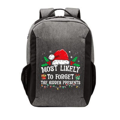 Most Likely To Forget The Hidden Presents Family Christmas  Vector Backpack