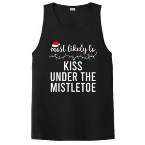 Most Likely To Christmas Matching Family Pajamas PosiCharge Competitor Tank