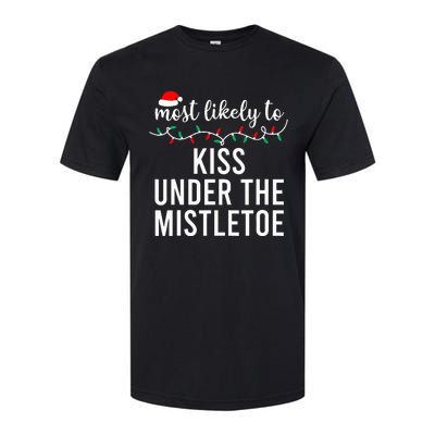 Most Likely To Christmas Matching Family Pajamas Softstyle CVC T-Shirt