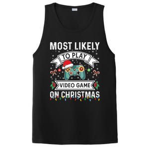 Most Likely To Play Video Gameon Christmas Video Game Lover Gift PosiCharge Competitor Tank