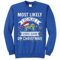 Most Likely To Play Video Gameon Christmas Video Game Lover Gift Sweatshirt