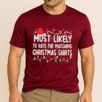 Most Likely To Hate Matching Christmas Family Pajamas Performance Shirt