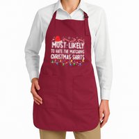 Most Likely To Hate Matching Christmas Family Pajamas Apron