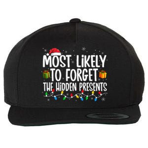 Most Likely To Forget The Hidden Presents Family xmas Wool Snapback Cap