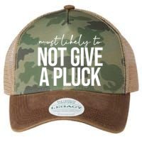Most Likely To Not Give A Pluck Legacy Tie Dye Trucker Hat