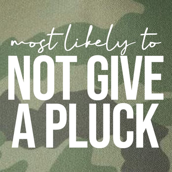 Most Likely To Not Give A Pluck Legacy Tie Dye Trucker Hat