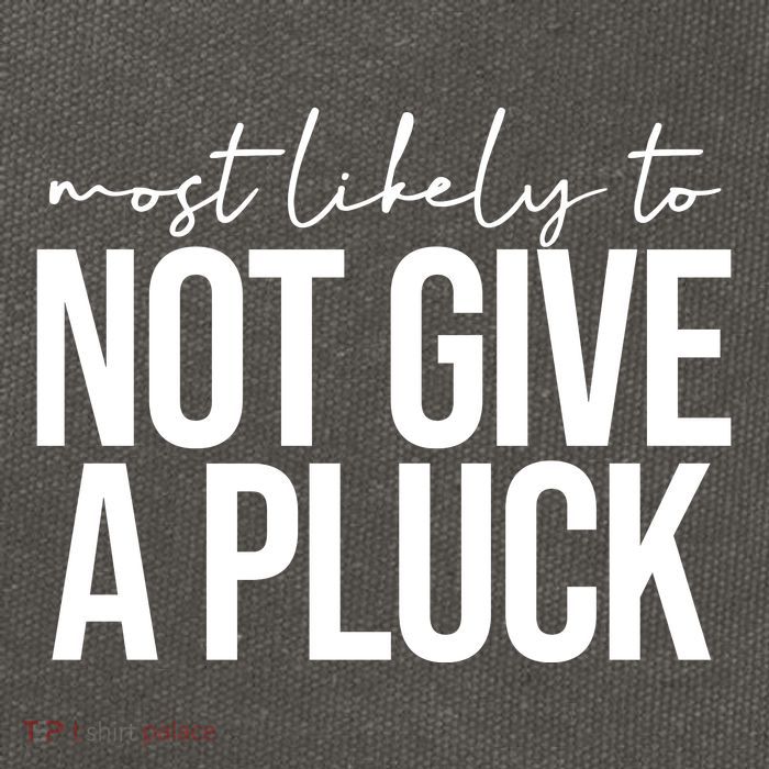 Most Likely To Not Give A Pluck Cotton Canvas Backpack
