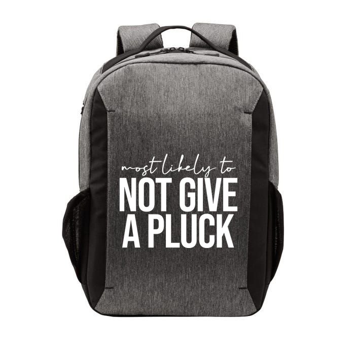 Most Likely To Not Give A Pluck Vector Backpack