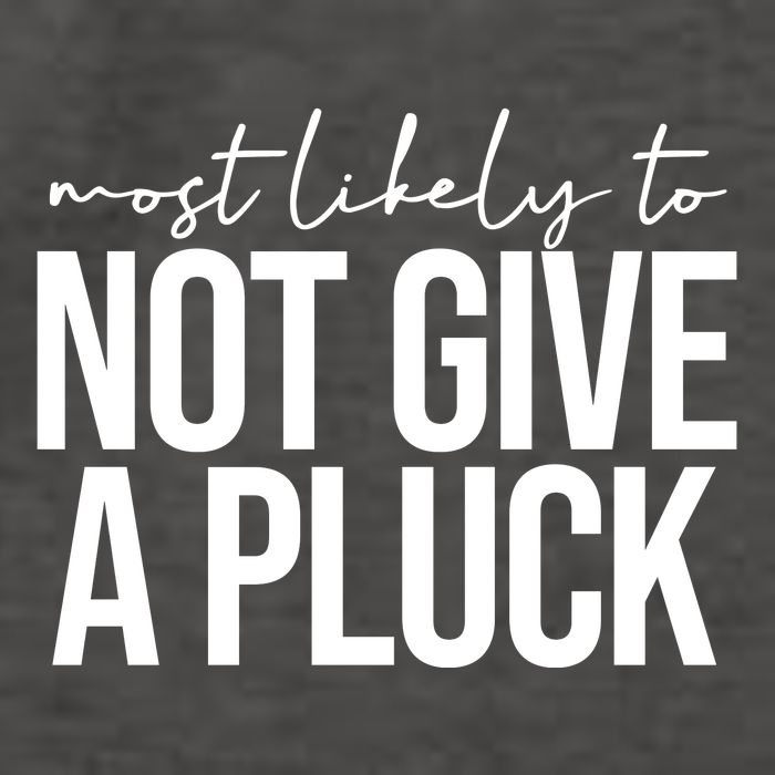Most Likely To Not Give A Pluck Vector Backpack