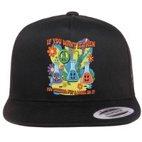Med Lab Tech Lab Week 2025 Mystery Machine Of Diagnostics Flat Bill Trucker Hat