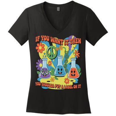 Med Lab Tech Lab Week 2025 Mystery Machine Of Diagnostics Women's V-Neck T-Shirt