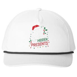 Most Likely To Forget The Hidden Presents Matching Christmas Snapback Five-Panel Rope Hat