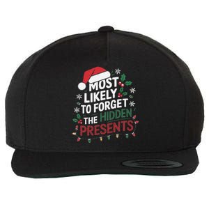 Most Likely To Forget The Hidden Presents Matching Christmas Wool Snapback Cap