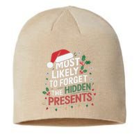 Most Likely To Forget The Hidden Presents Matching Christmas Sustainable Beanie