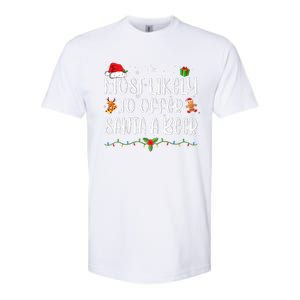 Most Likely To Offer Santa A Beer Funny Drinking Christmas Softstyle CVC T-Shirt