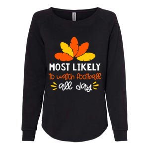 Most Likely to Matching Family Thanksgiving Pajamas Womens California Wash Sweatshirt