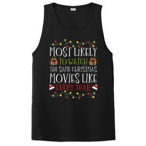 Most Likely to Watch The Same Christmas Movies Binge PosiCharge Competitor Tank