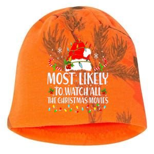 Most Likely To Watch All The Christmas Movies Matching Xmas Kati - Camo Knit Beanie