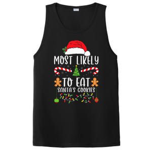 Most Likely To Eat Santa's Cookies Christmas Matching Family PosiCharge Competitor Tank