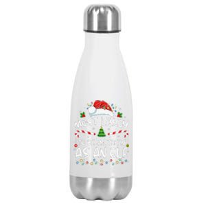 Most Likely To Be Mistaken As An Elf Funny Family Christmas Gift Stainless Steel Insulated Water Bottle