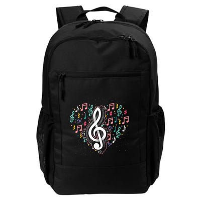 Music Lover Treble Clef Heart Music Notes Musician Music Backpack