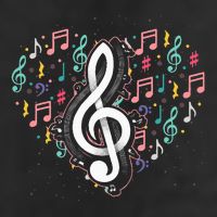 Music Lover Treble Clef Heart Music Notes Musician Music 11oz C Handle Ceramic Mug