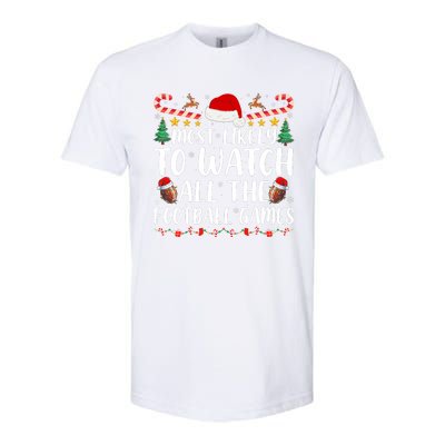 Most Likely To Watch All The Football Games Family Christmas Softstyle CVC T-Shirt