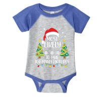 Most Likely To Take Too Y Pictures Family Christmas Meaningful Gift Infant Baby Jersey Bodysuit