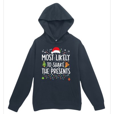 Most Likely To Shake The Presents Christmas Shirts For Family Urban Pullover Hoodie