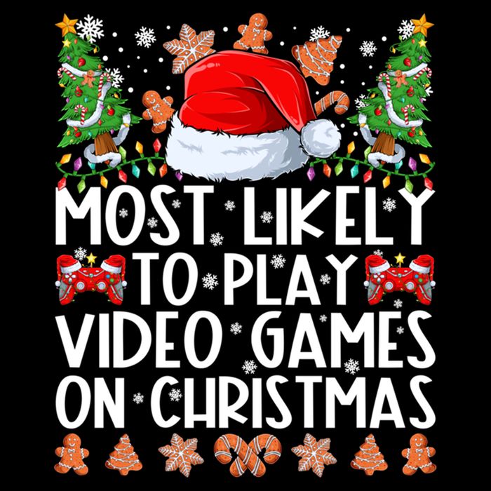 Most Likely To Play Video Games On Christmas Family Pajamas Gift Impact Tech Backpack