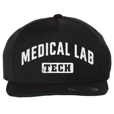 Medical Lab Tech Laboratory Technologist Technician Meaningful Gift Wool Snapback Cap