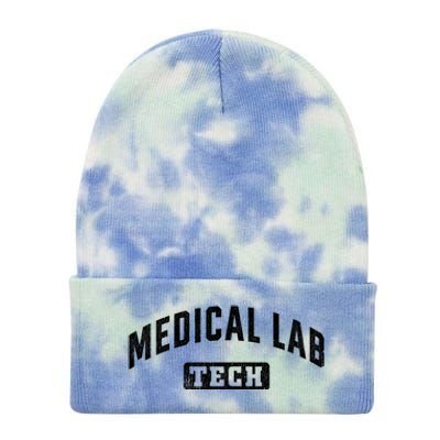 Medical Lab Tech Laboratory Technologist Technician Meaningful Gift Tie Dye 12in Knit Beanie