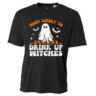 Most Like To Drink Up Wiches Halloween Cooling Performance Crew T-Shirt