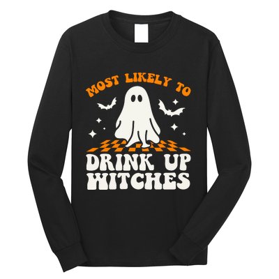 Most Like To Drink Up Wiches Halloween Long Sleeve Shirt