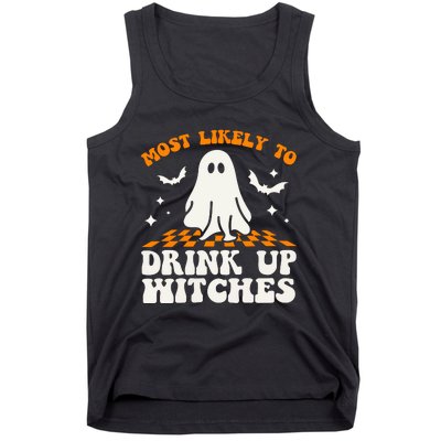 Most Like To Drink Up Wiches Halloween Tank Top