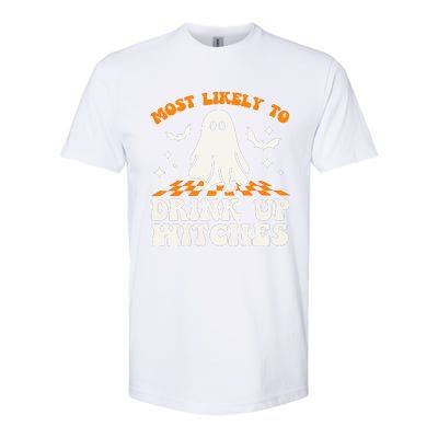 Most Like To Drink Up Wiches Halloween Softstyle CVC T-Shirt