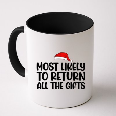 Most Likely To Return All The Gifts Christmas Mug
