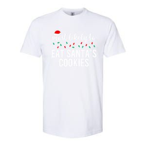 Most Likely To Eat SantaS Cookies Christmas Family Matching Softstyle CVC T-Shirt