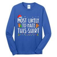 Most Likely To Hate This Family Christmas Pajamas Tall Long Sleeve T-Shirt