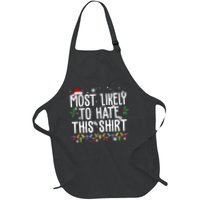 Most Likely To Hate This Funny Christmas Apron
