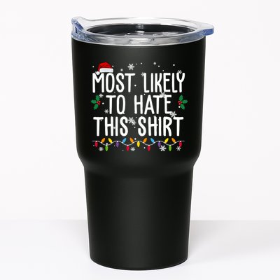 Most Likely To Hate This Funny Christmas Tumbler