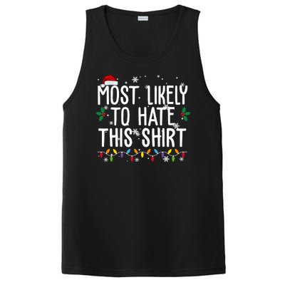 Most Likely To Hate This Funny Christmas PosiCharge Competitor Tank