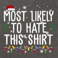 Most Likely To Hate This Funny Christmas Cotton Canvas Backpack
