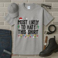 Most Likely To Hate This Funny Christmas Tall T-Shirt