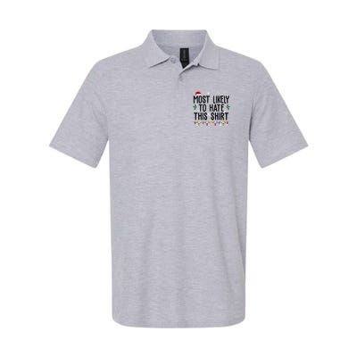 Most Likely To Hate This Funny Christmas Polo