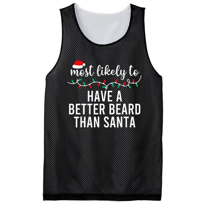 Most Likely To Christmas Matching Family Pajamas Funny Mesh Reversible Basketball Jersey Tank